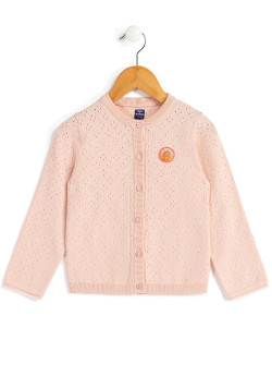CARDIGAN TRICOT ROSE PALE GERALDA