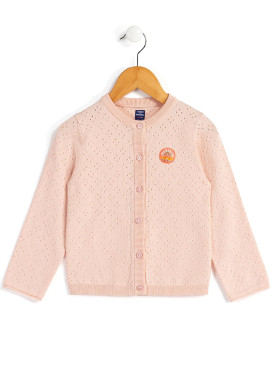 CARDIGAN TRICOT ROSE PALE GERALDA CARDIGAN TRICOT ROSE PALE GERALDA
