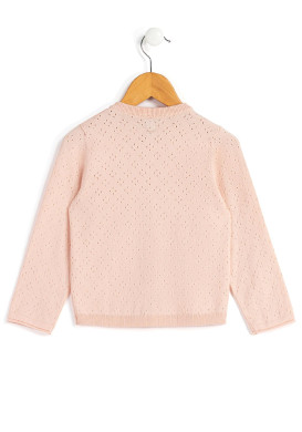 CARDIGAN TRICOT ROSE PALE GERALDA CARDIGAN TRICOT ROSE PALE GERALDA