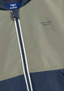 COUPE VENT INDIGO / KAKI XYLOPIAG COUPE VENT INDIGO / KAKI XYLOPIAG