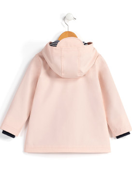 IMPER CIRE ROSE POUDRE FICIREC Ciré Fille à capuche rose poudré
