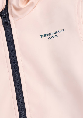 IMPER CIRE ROSE POUDRE FICIREC Ciré Fille à capuche rose poudré