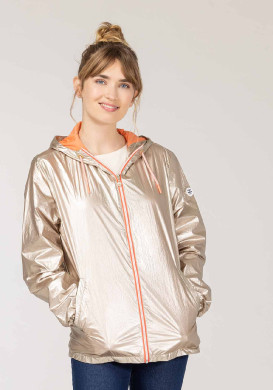 COUPE VENT ROSE IRISE XOLITA Coupe vent doré Femme